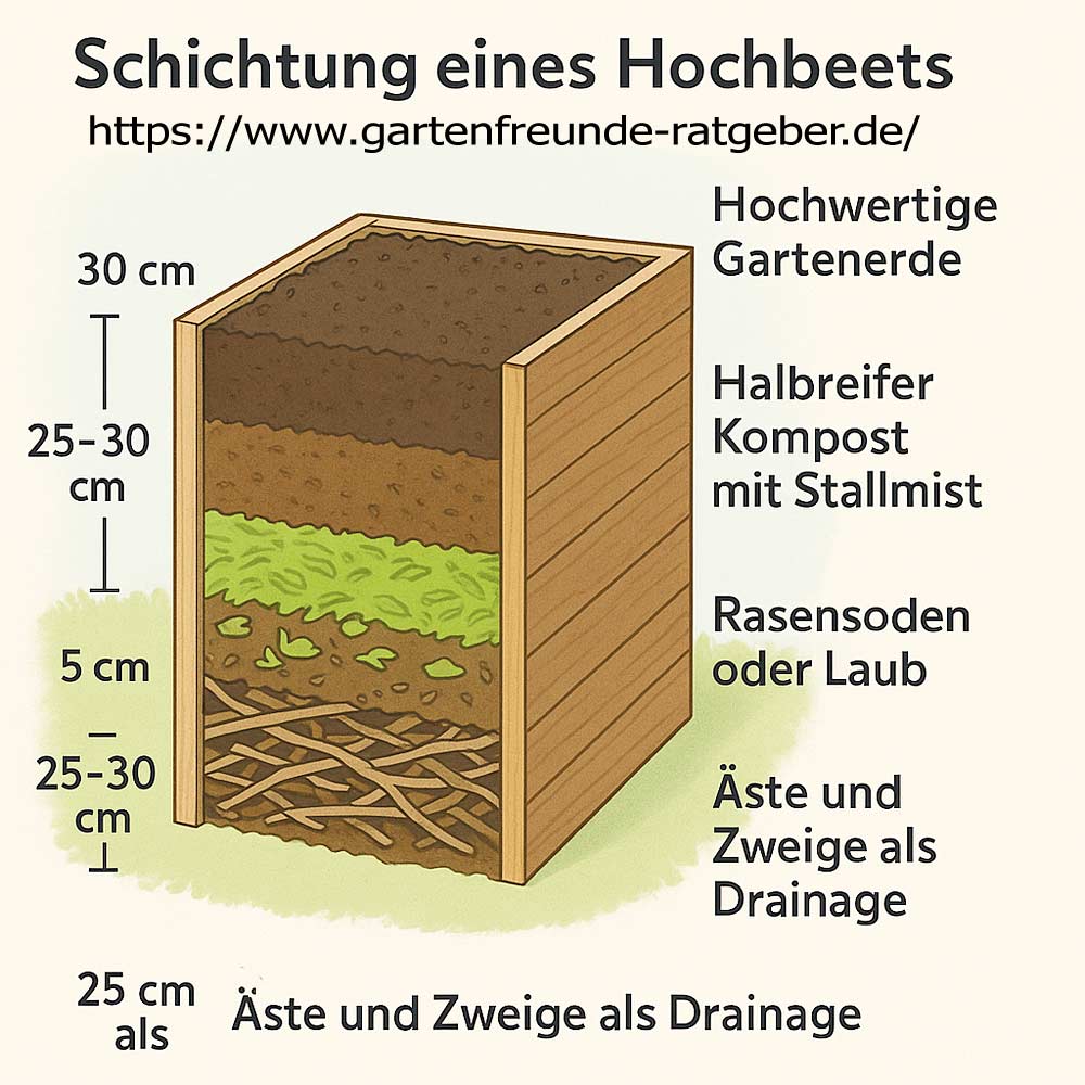 Befüllung eines Hochbeetes (depositphotos.com)