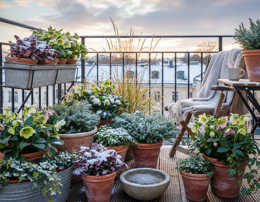 Kübelpflanzen für den Balkon im Winter Kübelpflanzen für den Balkon im Winter