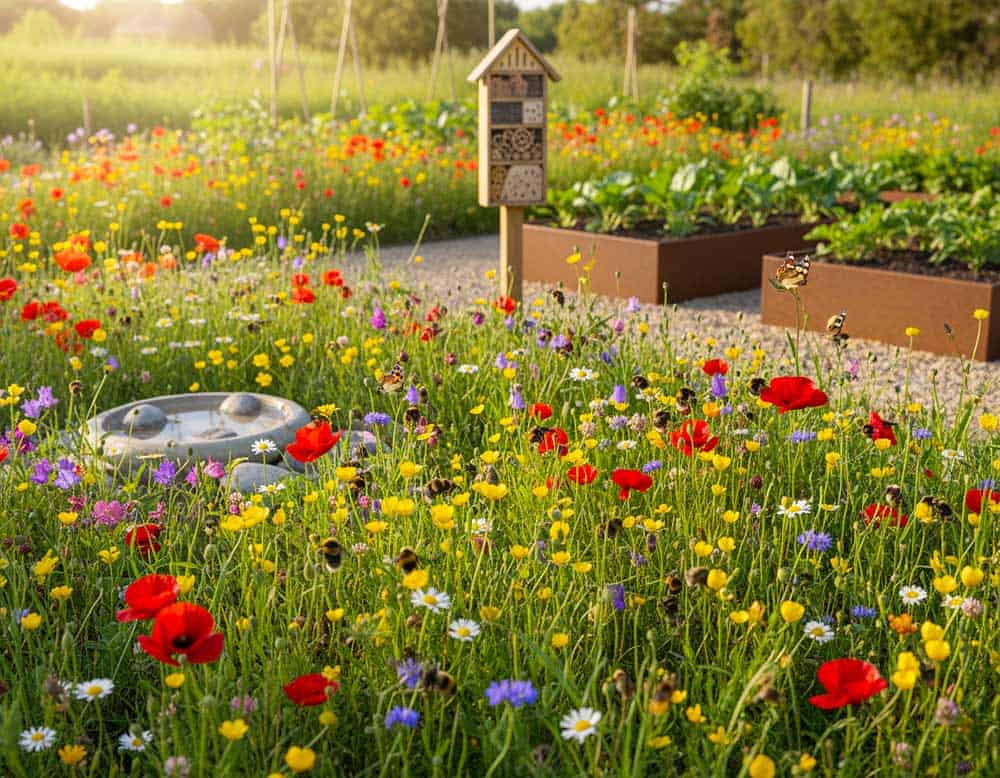 Blumenwiese im Frühjahr anlegen: So locken Sie Bienen & Schmetterlinge an Blumenwiese im Frühjahr anlegen: So locken Sie Bienen & Schmetterlinge an