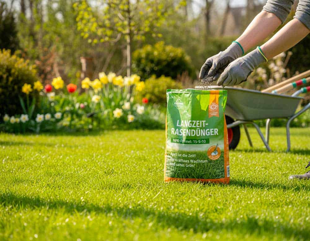 Düngerplan für April Düngerplan für AprilRasen 25 g/m² NPK Nach Mähen Zu früh (<8 °C) Tomaten 3 l Kompost/m² Vor Pflanzung Kein Gießen nachher Rosen 50 g Hornmehl Austrieb Überdosierung