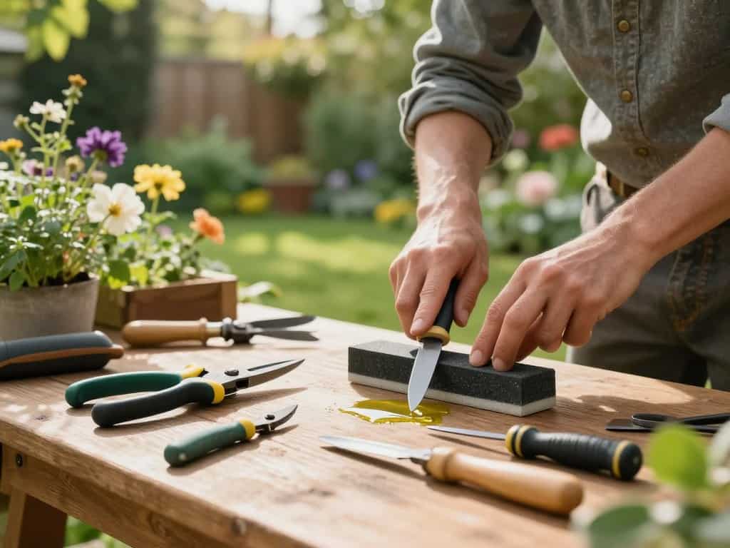 Gartenwerkzeug schärfen Gartenwerkzeug schärfen