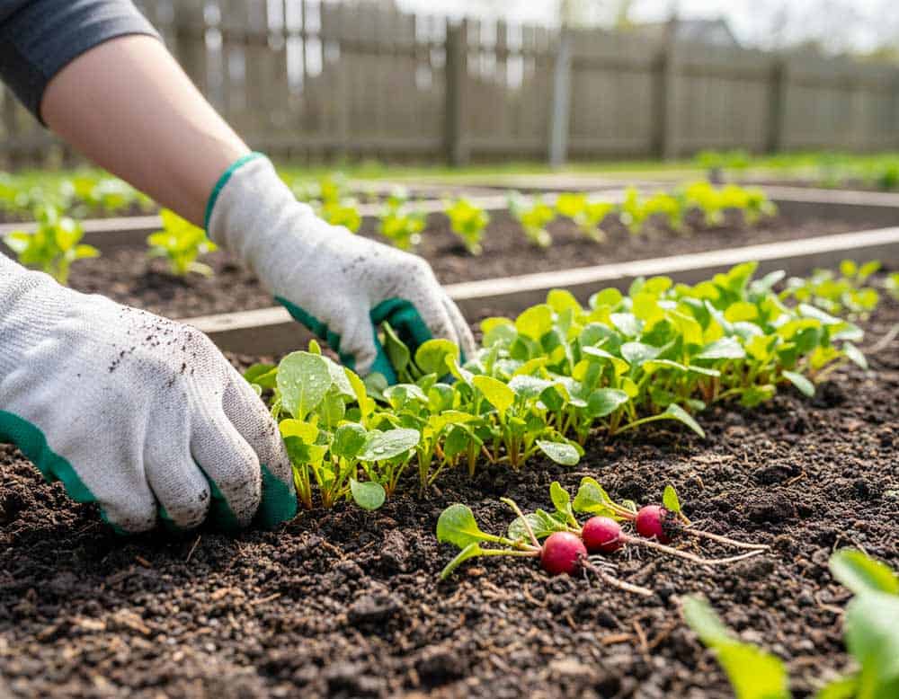 Gemüse frühzeitig und richtig auslichten Gemüse frühzeitig und richtig auslichten