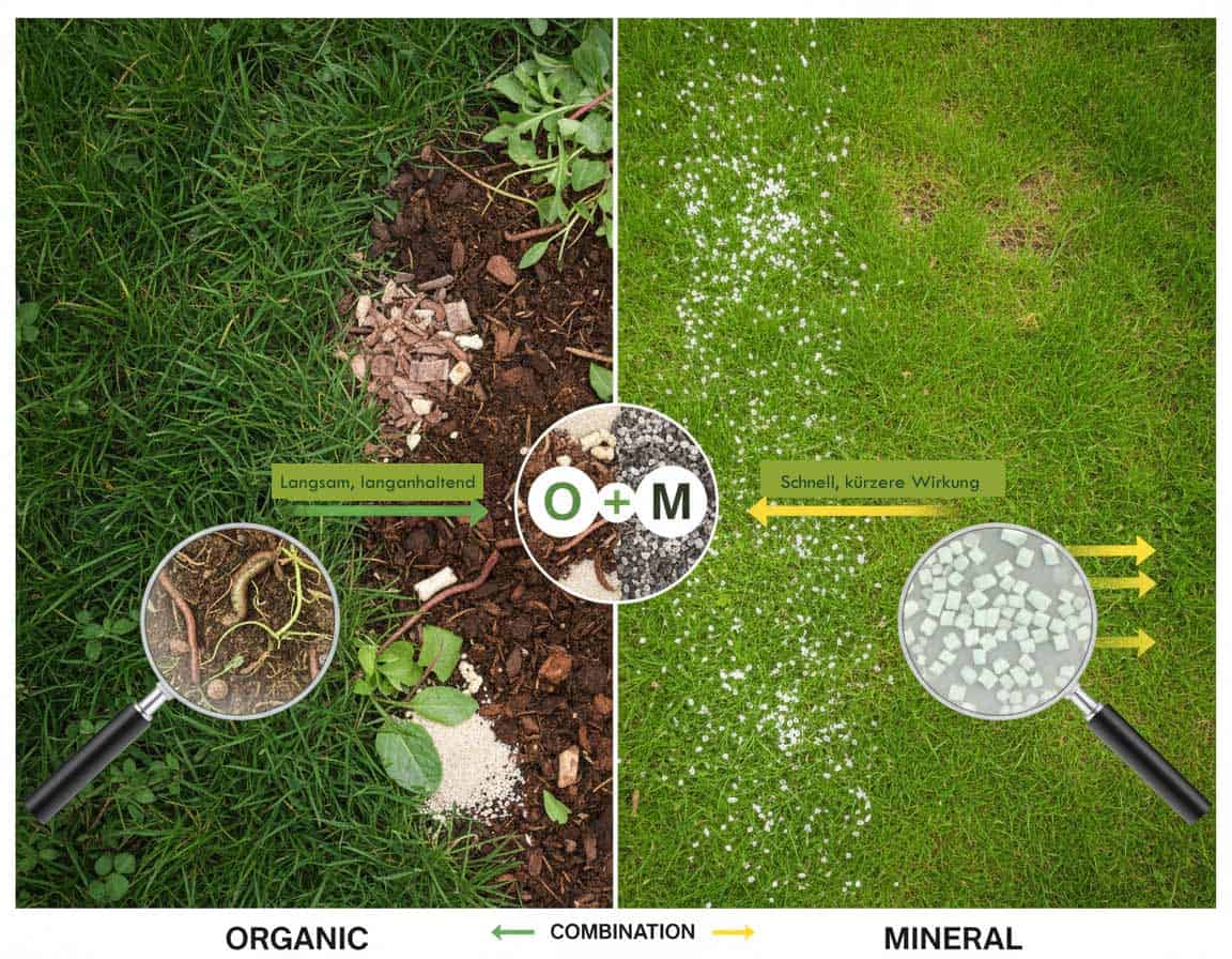 Organisch oder mineralisch? Welcher Rasendünger im Frühjahr wirklich besser ist Organisch oder mineralisch? Welcher Rasendünger im Frühjahr wirklich besser ist