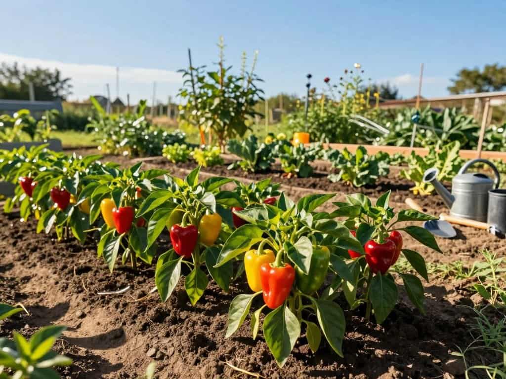 Reiche Ernte durch gute Paprika Pflege Reiche Ernte durch gute Paprika Pflege