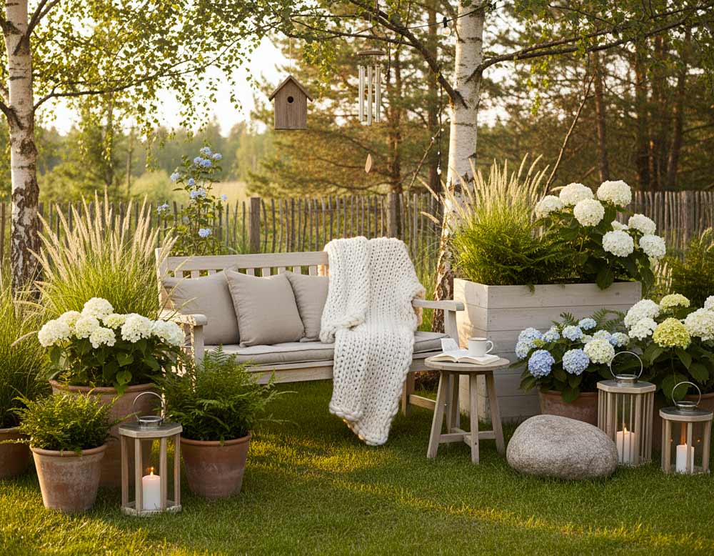 Skandinavische Deko im Garten Skandinavische Deko im Garten