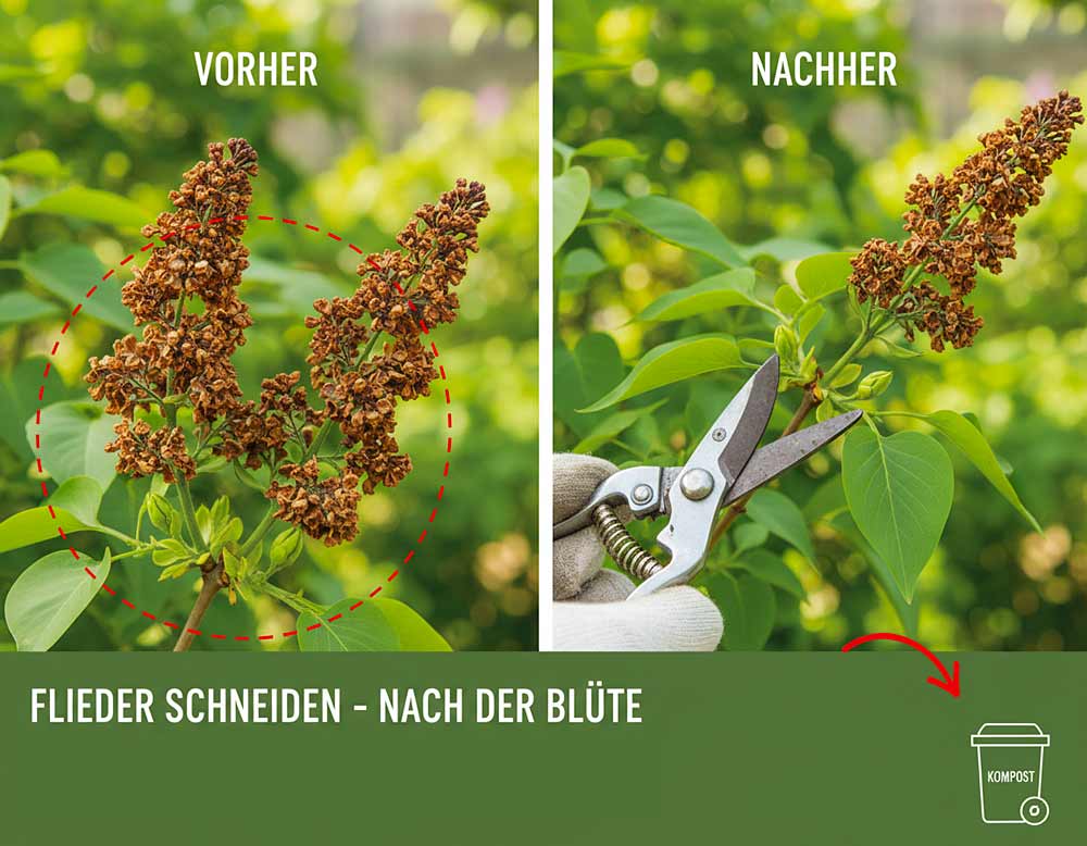 Flieder nach der Blüte schneiden: So blüht er nächstes Jahr wieder reich Flieder nach der Blüte schneiden: So blüht er nächstes Jahr wieder reich