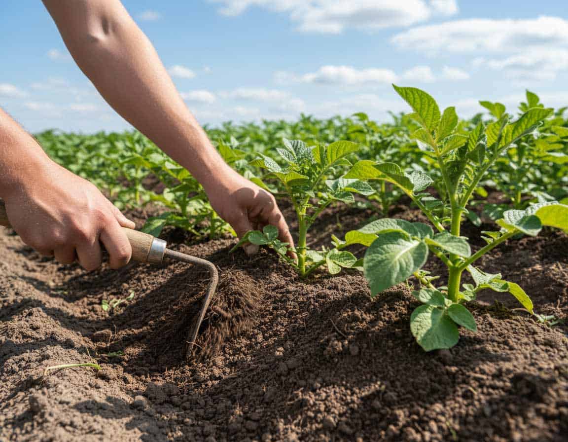 Kartoffeln richtig anhäufen Kartoffeln richtig anhäufen
