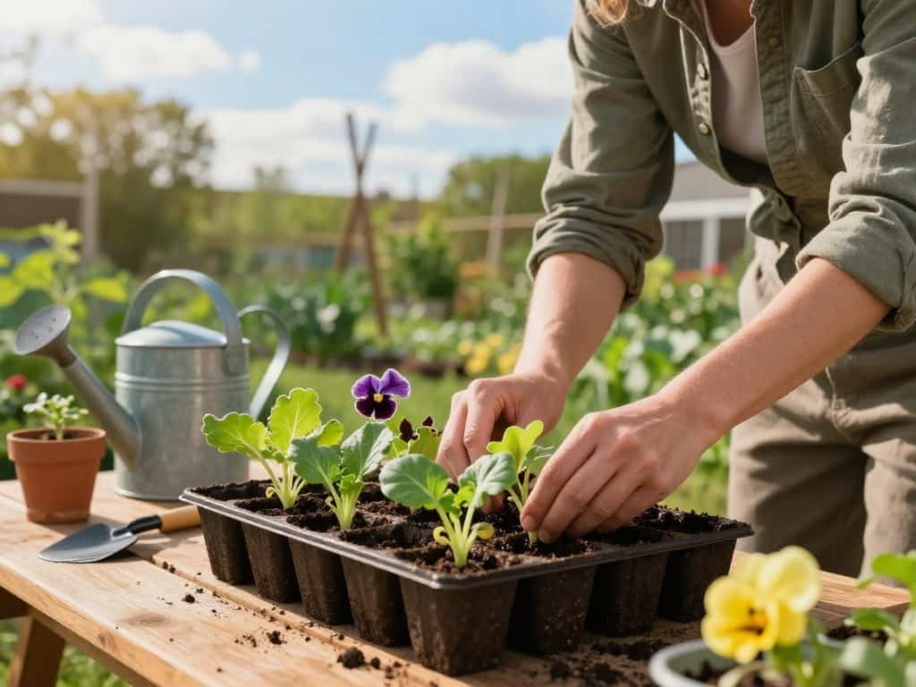 Jungpflanzen abhärten im Garten Jungpflanzen abhärten im Garten