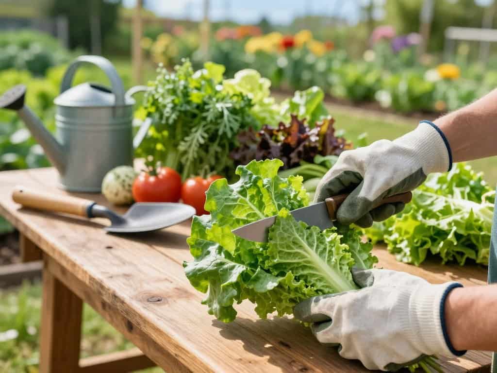 Salat richtig schneiden Salat richtig schneiden